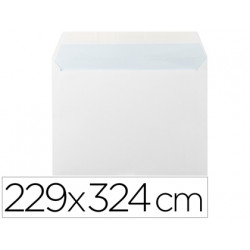 SOBRE LIDERPAPEL N 14 BLANCO DIN C4 229X324 MM TIRA DE SILICONA PAQUETE DE 25 UNIDADES