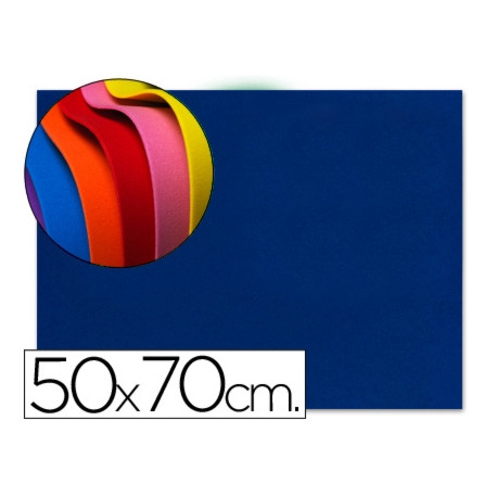 GOMA EVA LIDERPAPEL 50X70CM 60G/M2 ESPESOR 1.5MM AZUL OSCURO