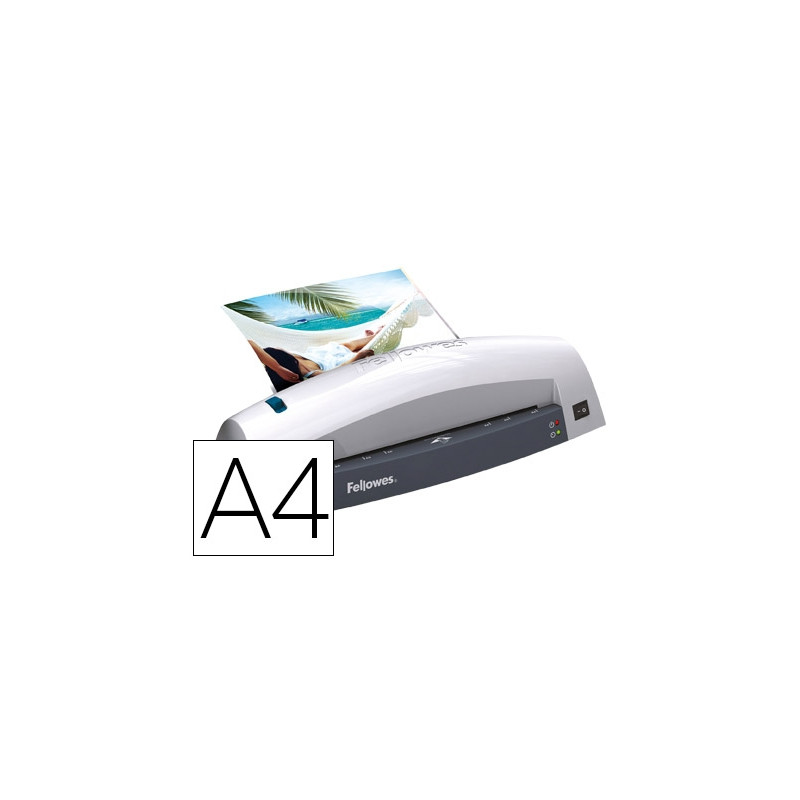 PLASTIFICADORA FELLOWES LUNAR DIN A4 2 RODILLOS HASTA 125 MICRAS