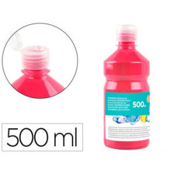 TEMPERA LIQUIDA LIDERPAPEL ESCOLAR 500 ML FUCSIA