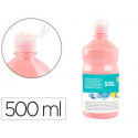 TEMPERA LIQUIDA LIDERPAPEL ESCOLAR 500 ML ROSA