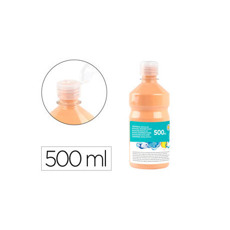 TEMPERA LIQUIDA LIDERPAPEL ESCOLAR 500 ML CARNE