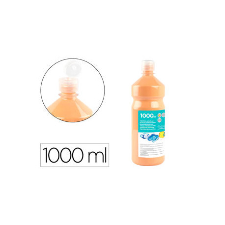 TEMPERA LIQUIDA LIDERPAPEL ESCOLAR 1000 ML CARNE