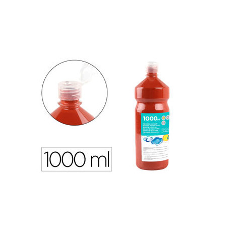 TEMPERA LIQUIDA LIDERPAPEL ESCOLAR 1000 ML MARRON