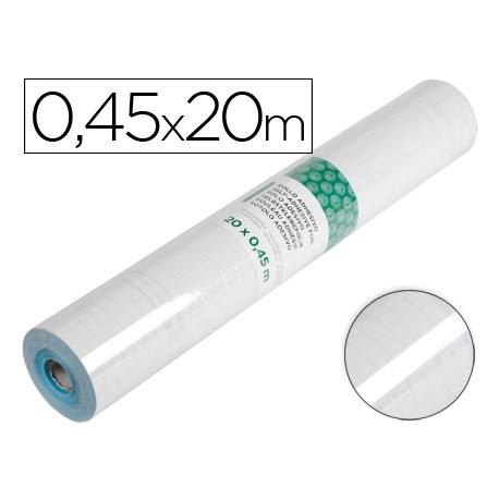 ROLLO ADHESIVO LIDERPAPEL TRANSPARENTE ROLLO DE 0,45 X 20 MT 100 MC