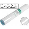 ROLLO ADHESIVO LIDERPAPEL TRANSPARENTE ROLLO DE 0,45 X 20 MT 100 MC