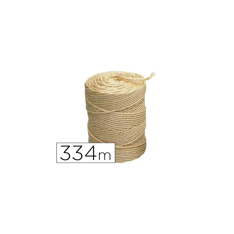 CUERDA SISAL 3 CABOS LIDERPAPEL ROLLO 2 KG