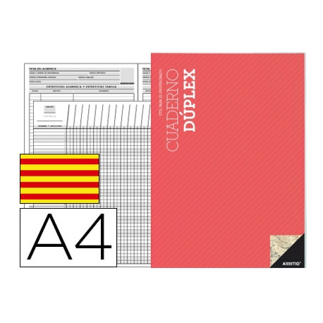 BLOC DUPLEX ADDITIO A4 EVALUACION CONTINUA Y TUTORIA CATALAN