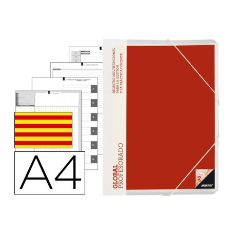 CARPETA GLOBAL ADDITIO A4 CON EVALUCION CONTINUA PROGRAMACION TUTORIA Y REUNIONES EN CATALAN