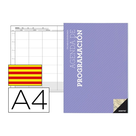 AGENDA DE PROGRAMACION ADDITIO A4 PLAN MENSUAL Y PROGRAMACION SEMANAL DEL CURSO EN CATALAN