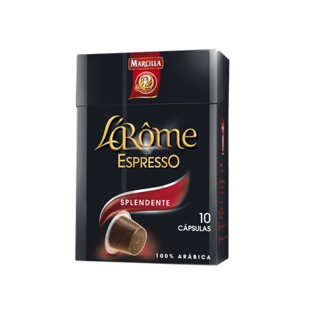 CAFE L'OR ESPRESSO SPLENDENTE FUERZA 7 CAJA DE 10 UNIDADES COMPATIBLE CON NESPRESSO