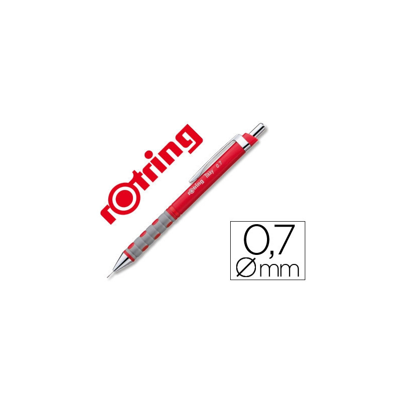 PORTAMINAS ROTRING TIKKY 0,7 MM ROJO