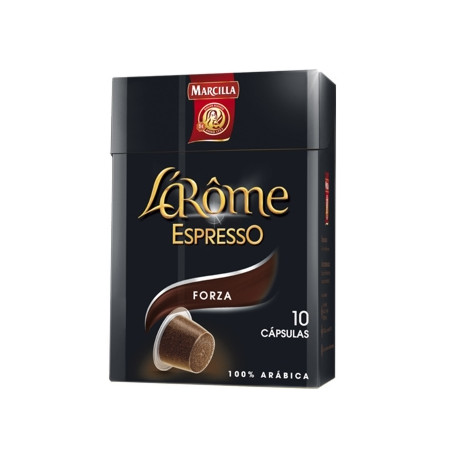 CAFE L'OR ESPRESSO FORZA FUERZA 9 CAJA DE 10 UNIDADES COMPATIBLE CON NESPRESSO