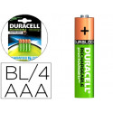 PILA DURACELL RECARGABLE STAYCHARGED AAA 900 MAH BLISTER DE 4 UNIDADES