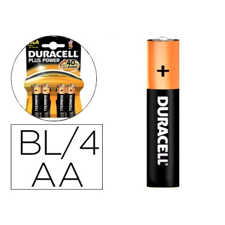 PILA DURACELL RECARGABLE AA 1300 MAH BLISTER DE 4 UNIDADES