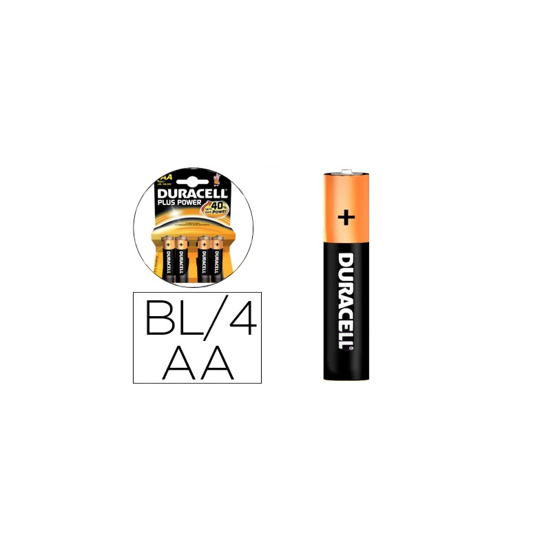 PILA DURACELL RECARGABLE AA 1300 MAH BLISTER DE 4 UNIDADES