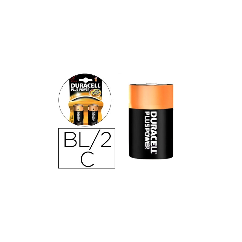 PILA DURACELL RECARGABLE C BLISTER DE 2 UNIDADES