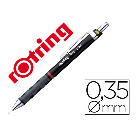 PORTAMINAS ROTRING TIKKY 0,35 MM NEGRO