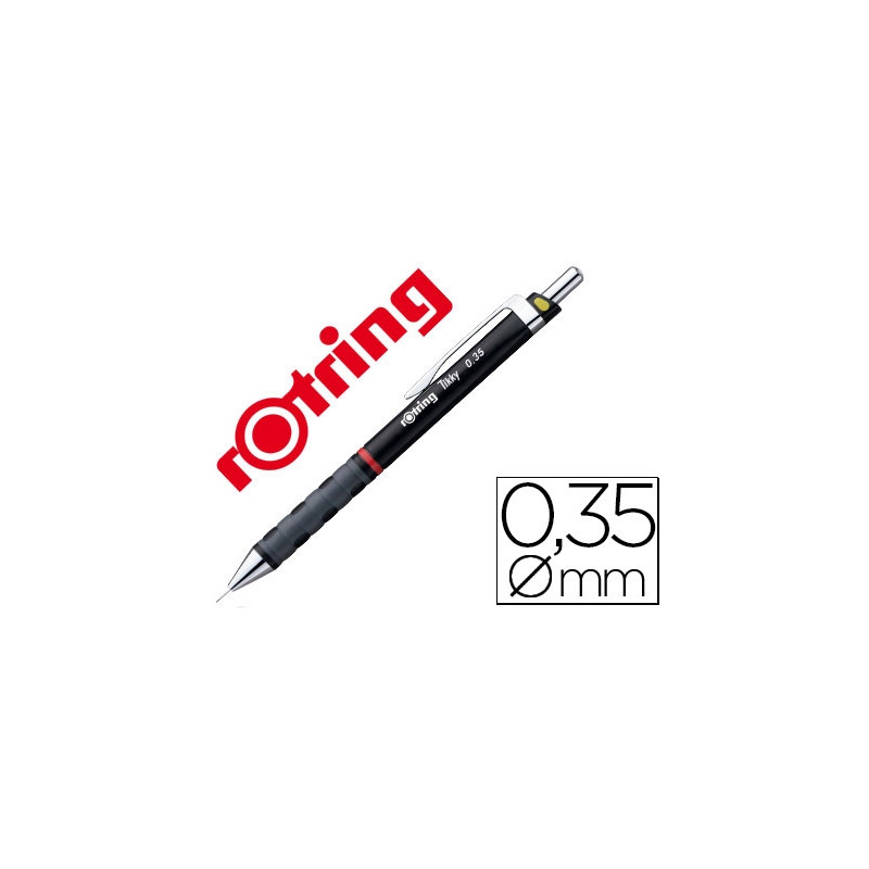 PORTAMINAS ROTRING TIKKY 0,35 MM NEGRO