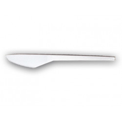 CUCHILLO DE PLASTICO BLANCO PAQUETE DE 100