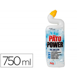 LIMPIADOR DE INODORO PATO FORMULA 4 EN UNO GEL CON LEJIA 750 ML