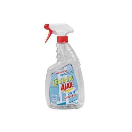 LIMPIACRISTALES LIQUIDO AJAX CRISTALINO CON PISTOLA PULVERIZADORA 750 ML