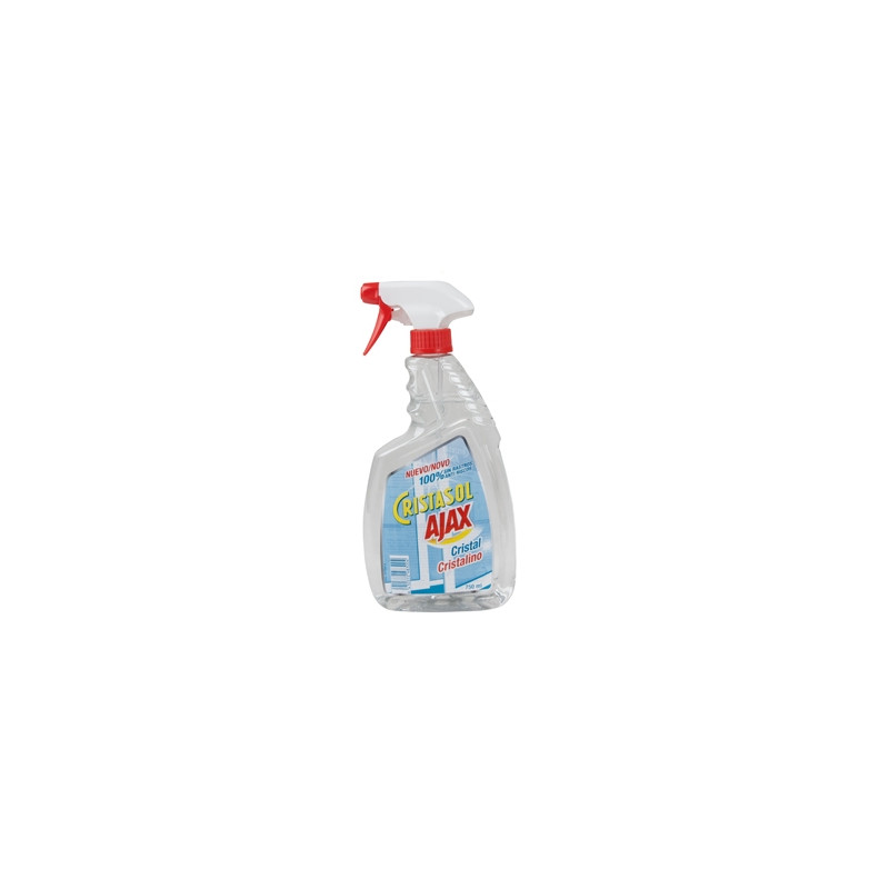 LIMPIACRISTALES LIQUIDO AJAX CRISTALINO CON PISTOLA PULVERIZADORA 750 ML