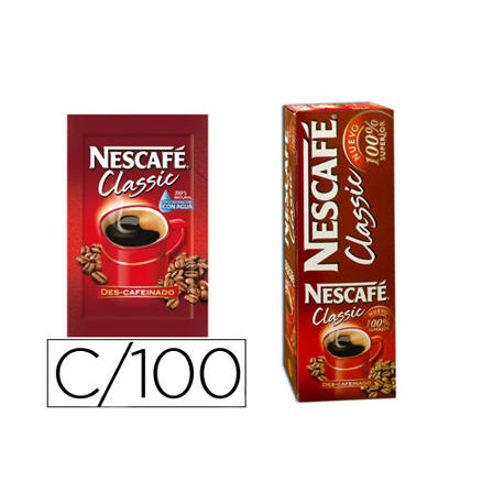 CAFE NESCAFE DESCAFEINADO MONODOSIS CAJA DE 10 SOBRES