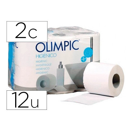 PAPEL HIGIENICO GC 2 CAPAS PAQUETE DE 12 ROLLOS