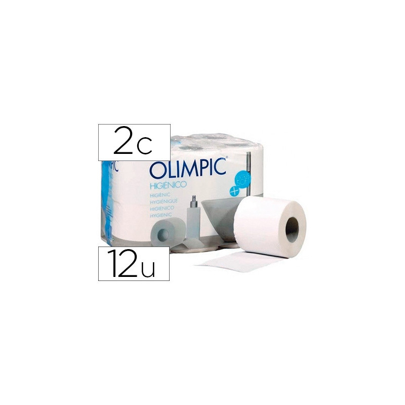 PAPEL HIGIENICO GC 2 CAPAS PAQUETE DE 12 ROLLOS