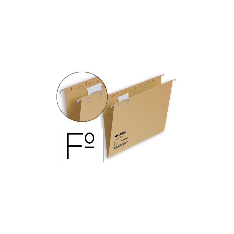 CARPETA COLGANTE FADE FOLIO VISOR SUPERIOR KRAFT ECO