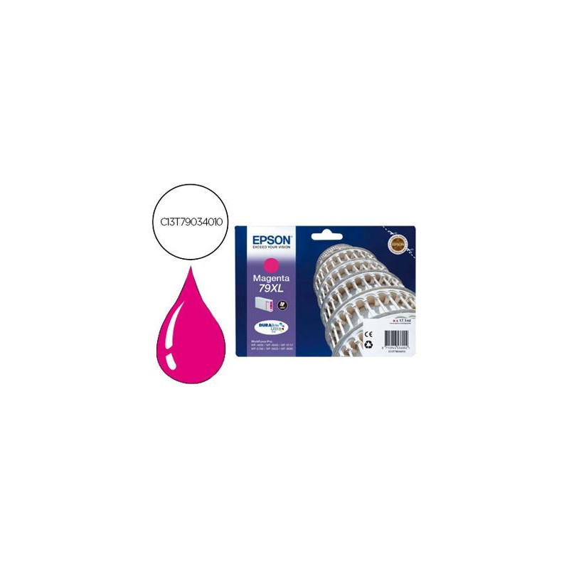 INK-JET EPSON 79XL 900P WF 4630 / 4640 / 5110 / 5620 / 5690 / 5690 MAGENTA -2.000 PAG-