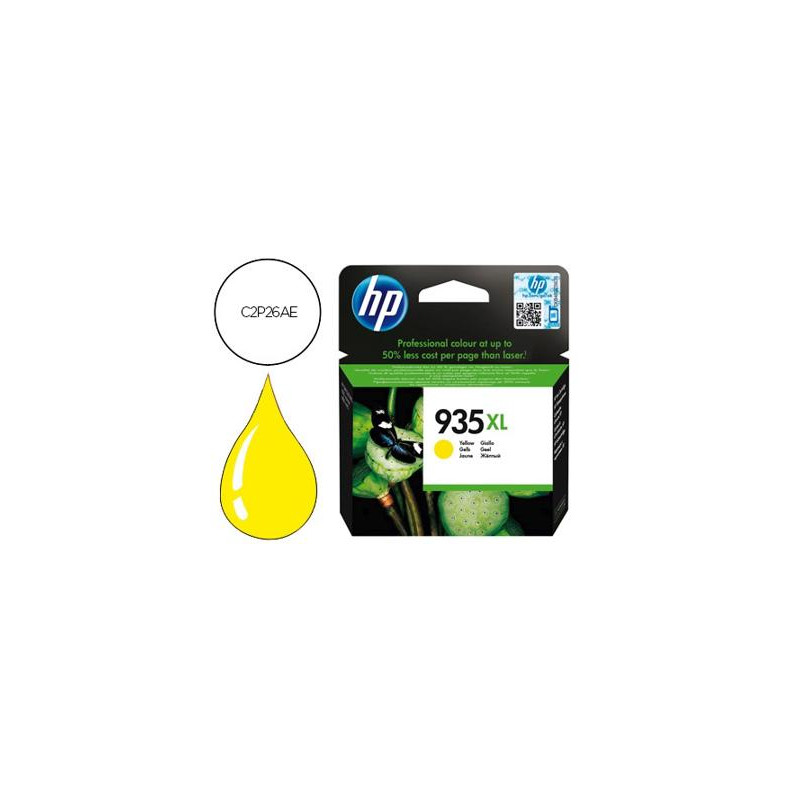 INK-JET HP 935XL OJP 6230 / 6830 AMARILLO -825 PAG-