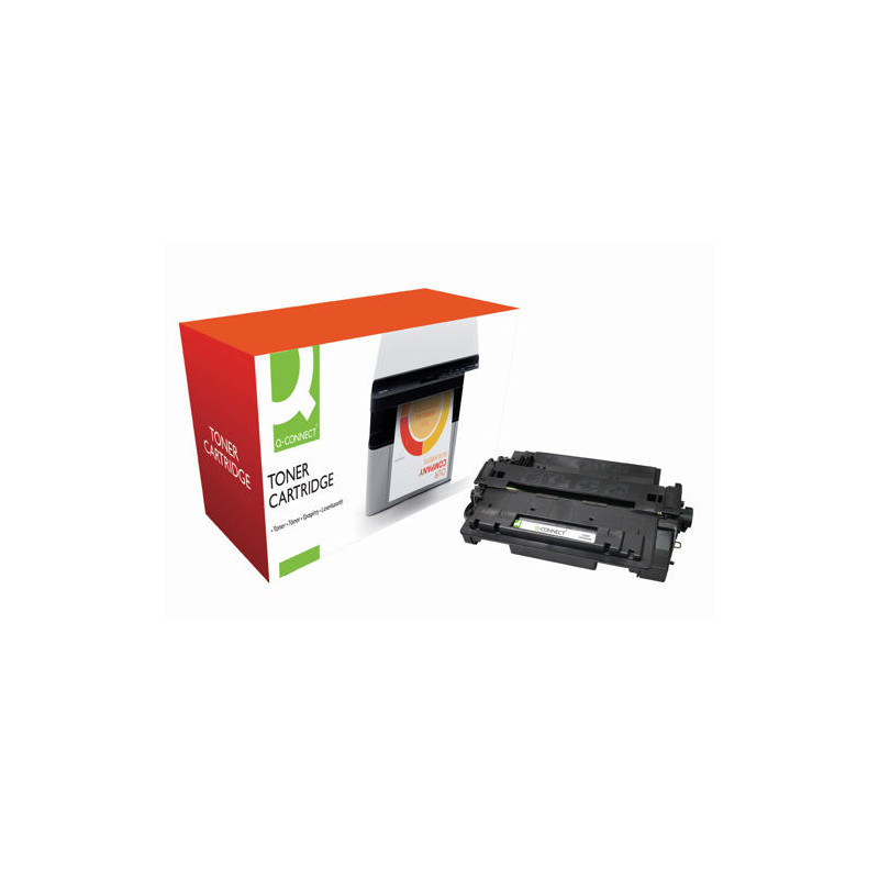 TONER Q-CONNECT COMPATIBLE HP CE255A PARA LASERJET P3015 / P3015D / 3015DN / 3015X -6.000PAG- NEGRO