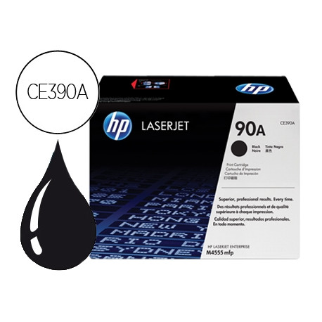 TONER HP 90A LASERJET M4555MFP NEGRO 10.000 PAG