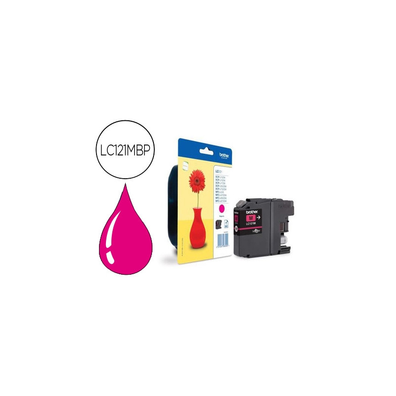 INK-JET BROTHER DCP-J132W/152W/552DW/752DW & MFC-J470DW/650DW/870DW MAGENTA -300 PAG