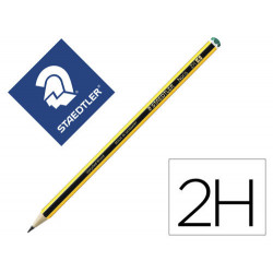 LAPICES DE GRAFITO STAEDTLER NORIS N.4 2H UNIDAD