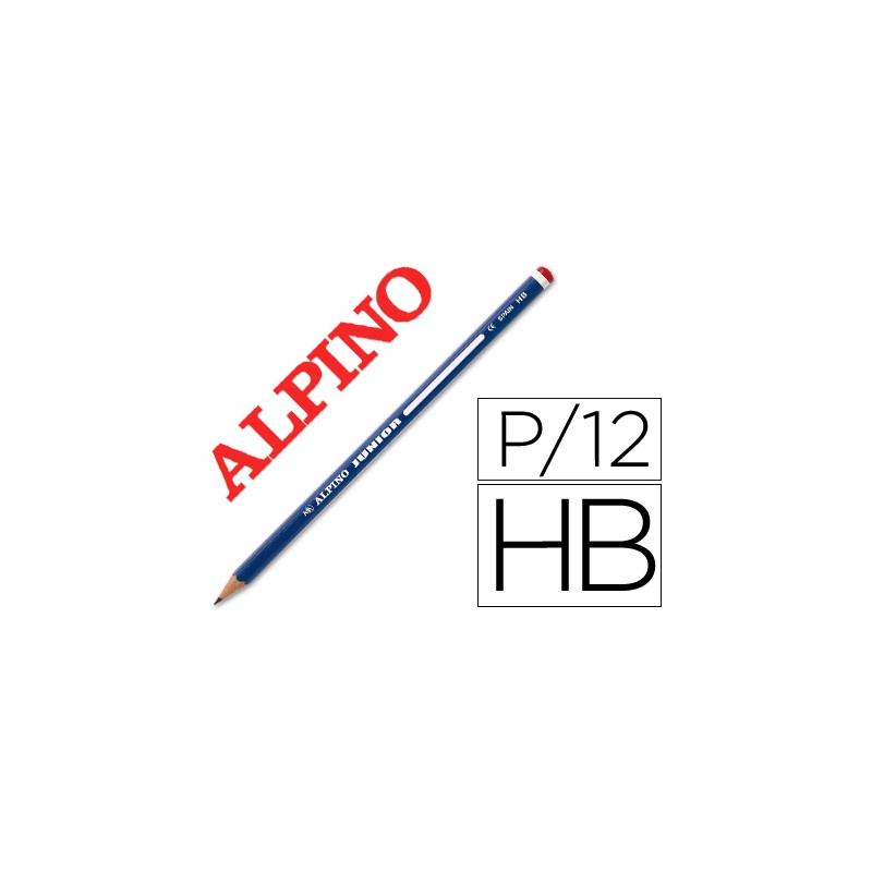 LAPICES DE GRAFITO ALPINO JUNIOR UNIDAD