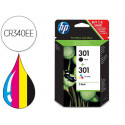 INK JET HP 301 PACK CON TINTA NEGRA Y TINTA TRICOLOR 1000/1001 3000/ 3050/3050SE/3050VE 1050A/2050A/