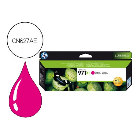 INK-JET HP 971XL X451DN X451DW/551DW X476DN X476DW X576DW MAGENTA 6600 PAG