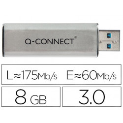 MEMORIA USB Q-CONNECT FLASH 8 GB 3.0