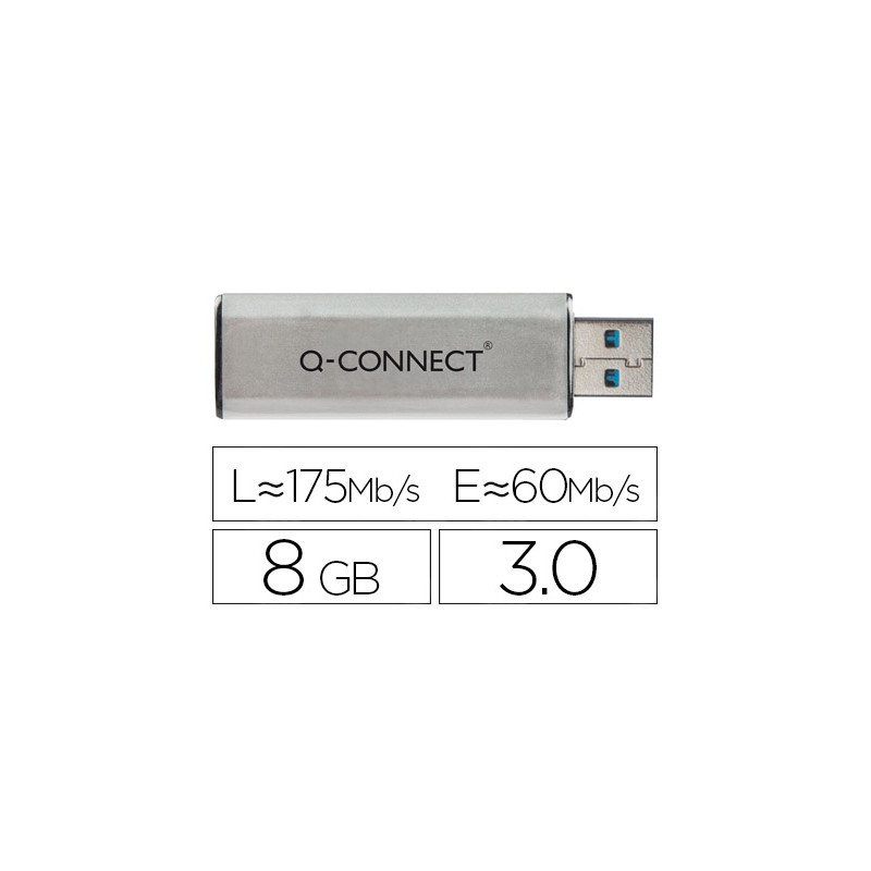 MEMORIA USB Q-CONNECT FLASH 8 GB 3.0