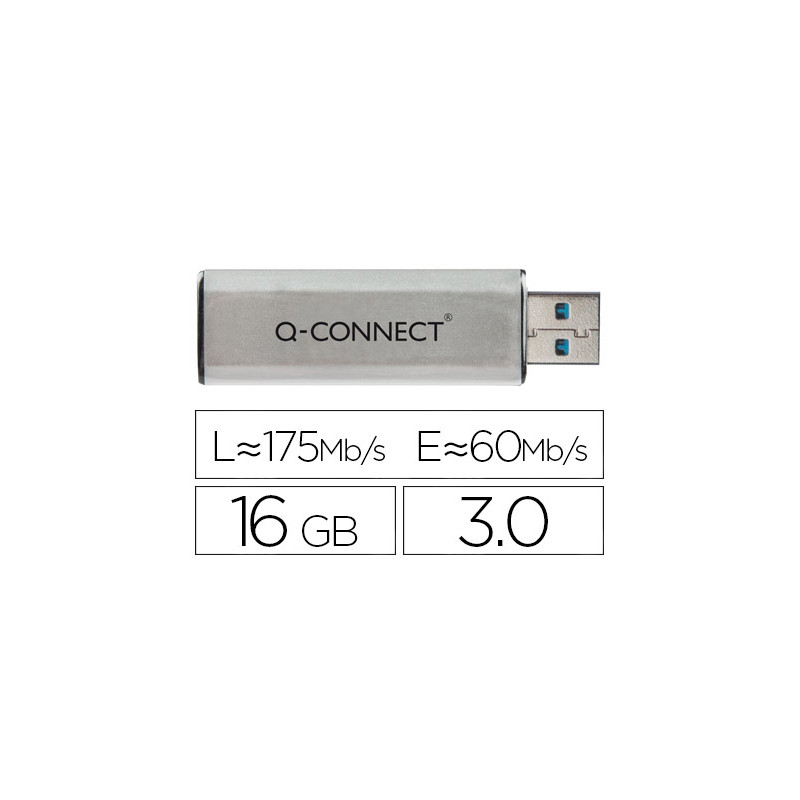 MEMORIA USB Q-CONNECT FLASH 16 GB 3.0