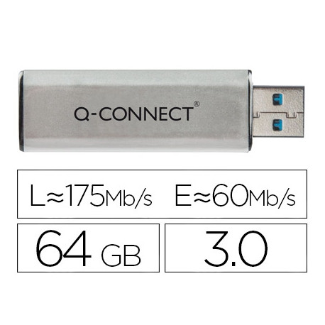 MEMORIA USB Q-CONNECT FLASH 64 GB 3.0