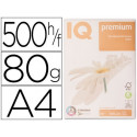 PAPEL FOTOCOPIADORA IQ PREMIUM DIN A4 80 GRAMOS PAQUETE DE 500 HOJAS