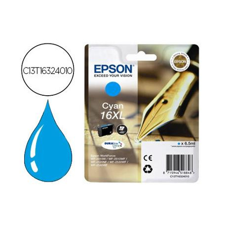 INK-JET EPSON 16XL WF2010W WF2510WF WF2520NF WF2530WF WF2540WF CIAN 450 PAG