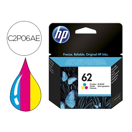 INK-JET HP N.62 OFFICEJET 5640 / 7640 / 5740 PACK MULTICOLOR -165 PAG-