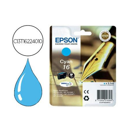 INK-JET EPSON 16 WF2010W WF2510WF WF2520NF WF2530WF WF2540WF CIAN 175 PAG