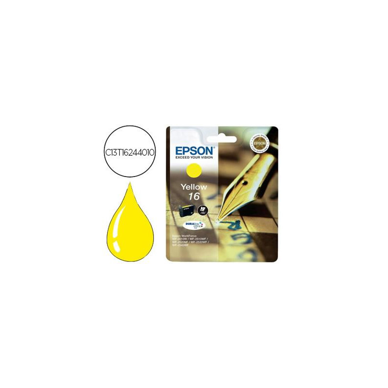 INK-JET EPSON 16 WF2010W WF2510WF WF2520NF WF2530WF WF2540WF AMARILLO 175 PAG