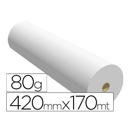 PAPEL REPROGRAFIA PPC PARA PLANOS 420MMX170MT 80GR